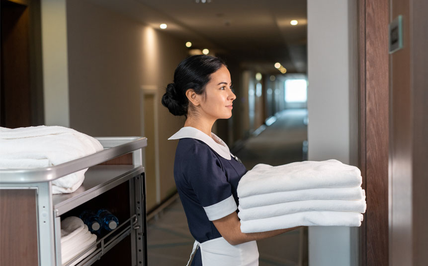 Service de nettoyage hôtelier