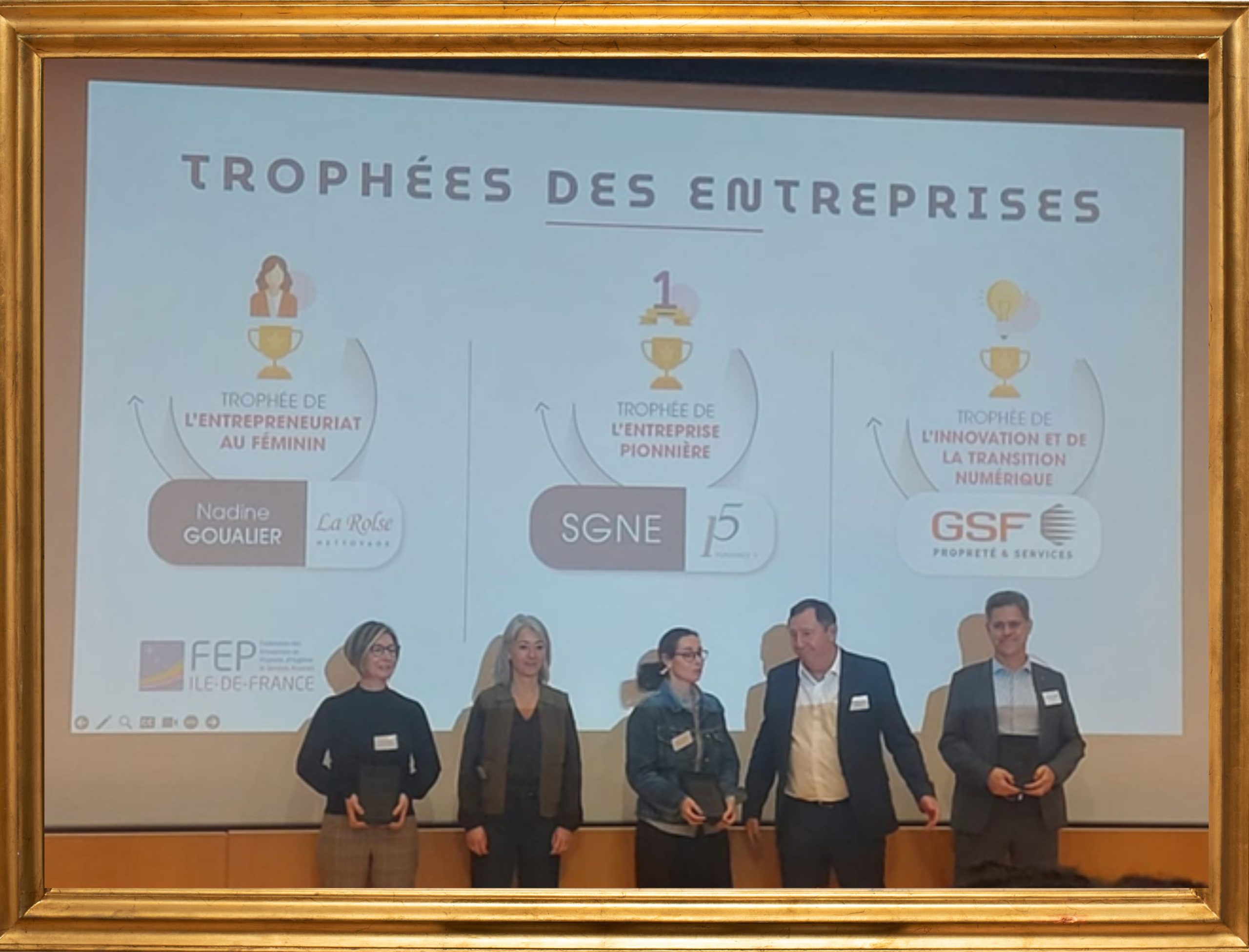 Félicitations à l’entreprise Rolse Nettoyage, et tout particulièrement à Nadine Goualier, lauréate du Trophée de l’Entrepreneuriat au Féminin